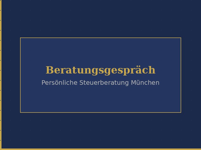 Steuerberatung München – persönliches Gespräch